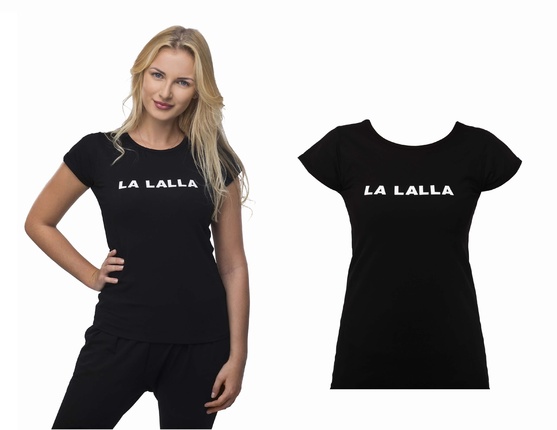 T-SHIRT BASIC CZARNY DLA MAMY