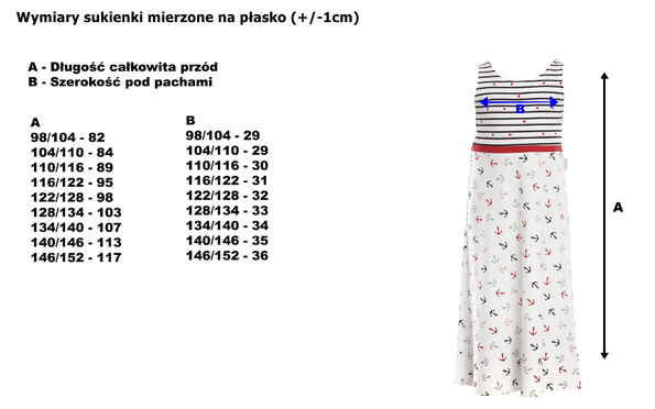 SUKIENKA LONG (OSTATNIE ROZMIARY: 98/104, 104/110, 110/116)
