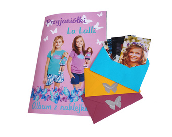 ALBUM Z NAKLEJKAMI - PRZYJACIÓŁKI LA LALLI