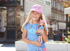 KOSZULKA LA LALLA SUMMER - NIEBIESKA