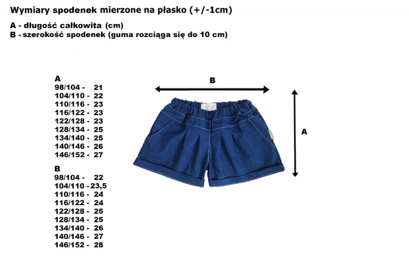 JEANSOWE SPODENKI