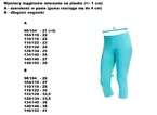 LEGGINSY - TURKUS