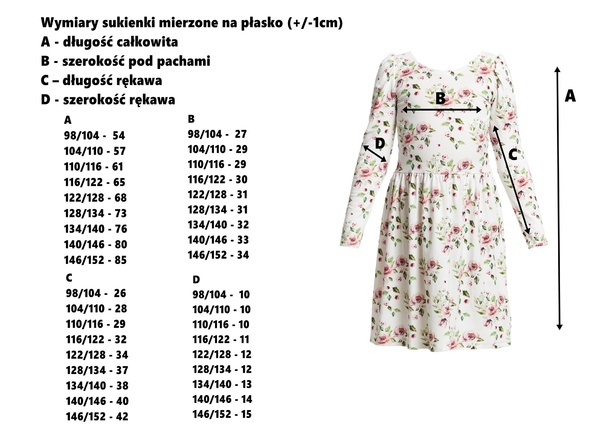 SUKIENKA RÓŻYCZKA